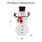 Best Choice Products Lighted Pop-Up Snowman, Outdoor Christmas Holiday Decoration w/ LED Lights, Hat, Scarf